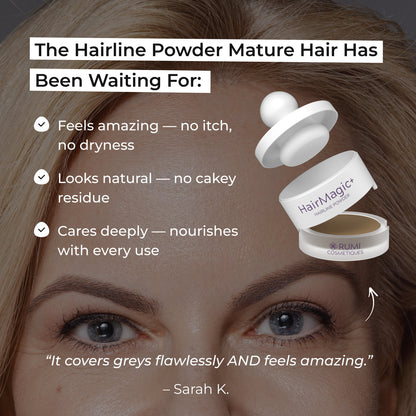HairMagic+ Hairline Powder For Gray Roots