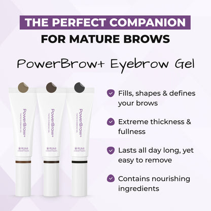 2x PowerBrow+ Tinted Eyebrow Gel